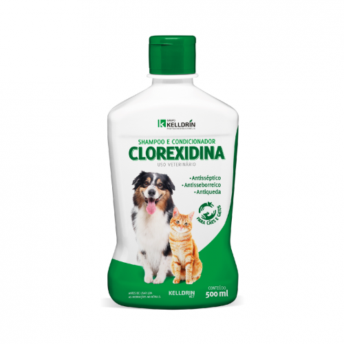 KELLDRIN SHAMPOO CONDICIONADOR CLOREXIDINA - 500ML