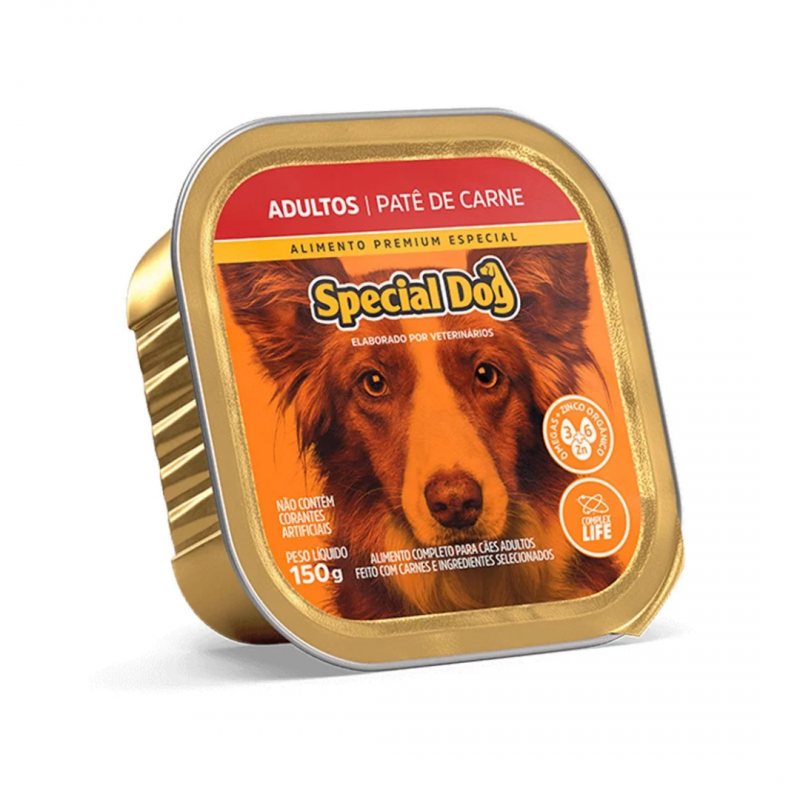 SPECIAL DOG CACHORRO ADULTO PATE DE CARNE - 150G