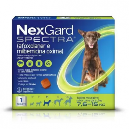 NEXGARD SPECTRA M 7,6-15KG - 1UN