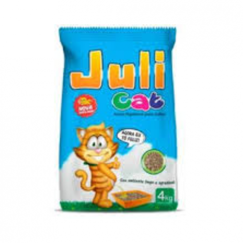 JULI CAT AREIA HIGIENICA PARA GATOS GROSSA - 4KG