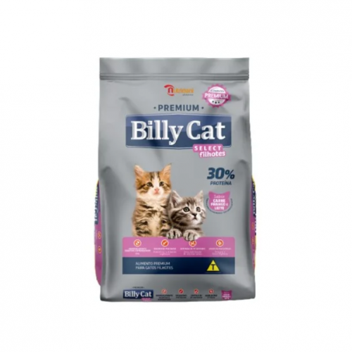 BILLY CAT FILHOTE CARNE, FRANGO E LEITE - 15KG