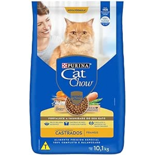 CAT CHOW CASTRADO FRANGO - 10KG