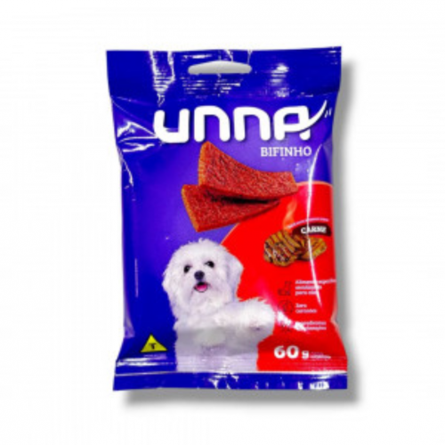 UNNA BISCOITO CARNE - 60G