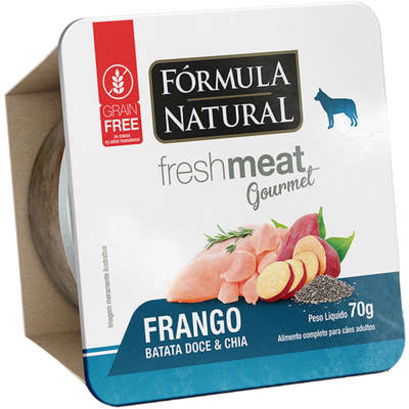 FORMULA NATURAL SACHE GOURMET CAES FRANGO 70G