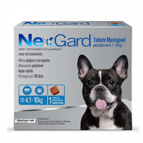 NEXGARD 4,1-10 KG - 1UN