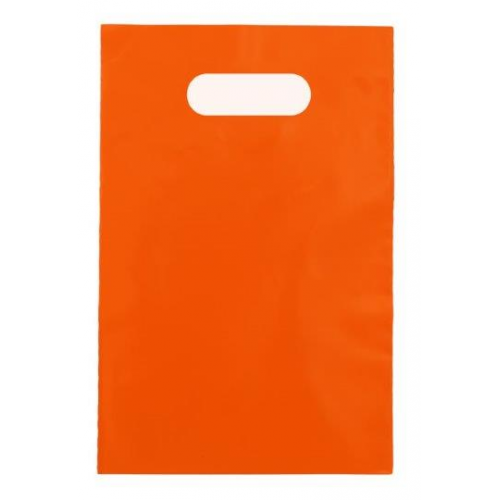 SACOLA ALÇA VAZADA 20CMX30CM C/50 UNIDADES LARANJA - SUSTENPLAST