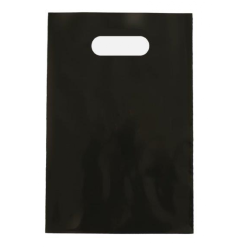 SACOLA ALÇA VAZADA 40CMX50CM C/25 UNIDADES PRETO - SUSTENPLAST