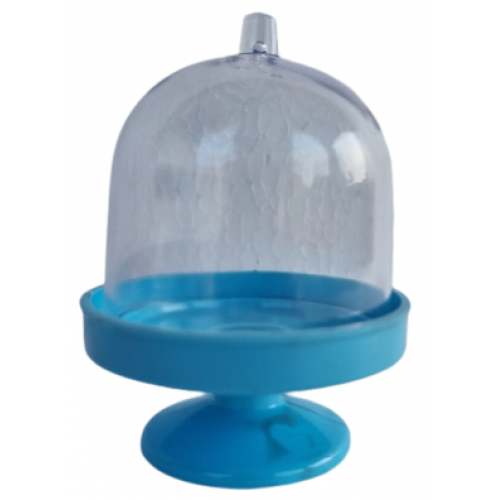 MINI BOLEIRA AZUL BEBÊ 6CM LEMBRANCINHA PLASTBRINDES