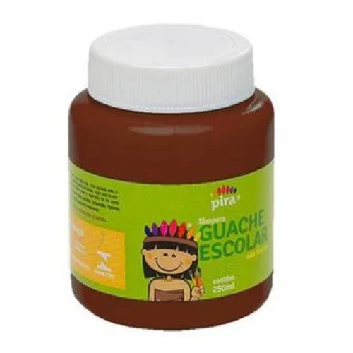 TINTA GUACHE PIRATININGA MARROM 250ML