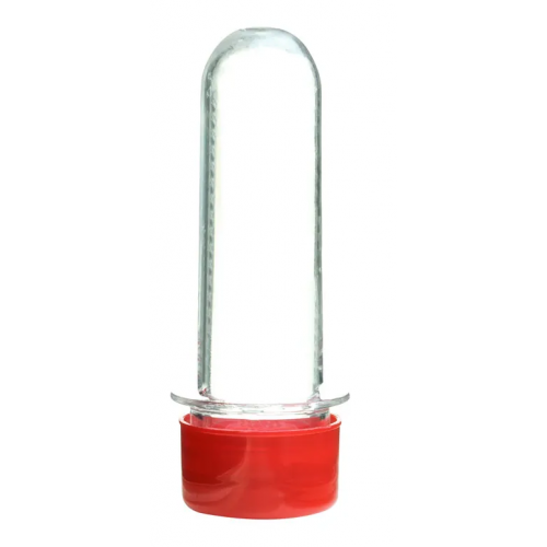 TUBETE PEQUENO VERMELHO PCT C/10 UNIDADES - PLASTBRINDES