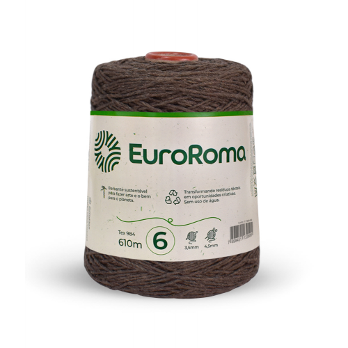 BARBANTE EUROROMA MARROM N6 610M