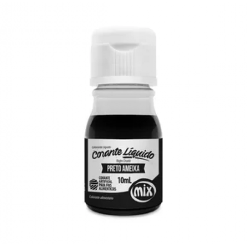 CORANTE LÍQUIDO - MIX - PRETO AMEIXA 10ML