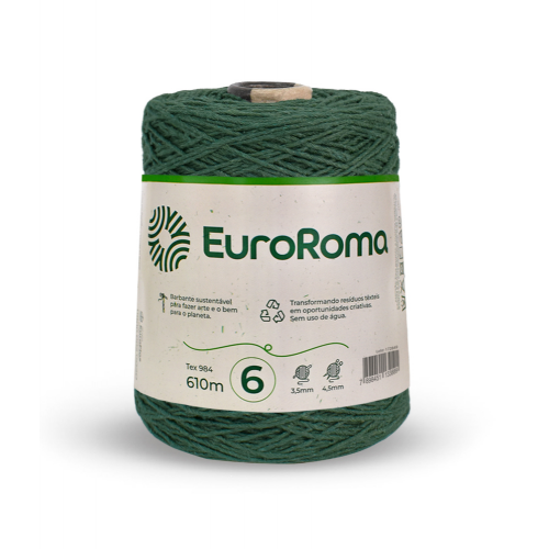 BARBANTE EUROROMA VERDE MUSGO N6 610M