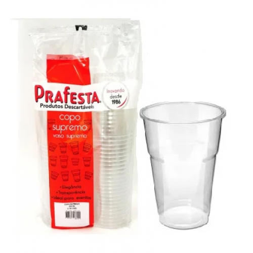 COPO SUPREMO 200ML 50 UNIDADES PRAFESTA