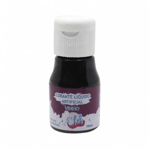 CORANTE LÍQUIDO - ICEBERG CHEF - VINHO 10ML