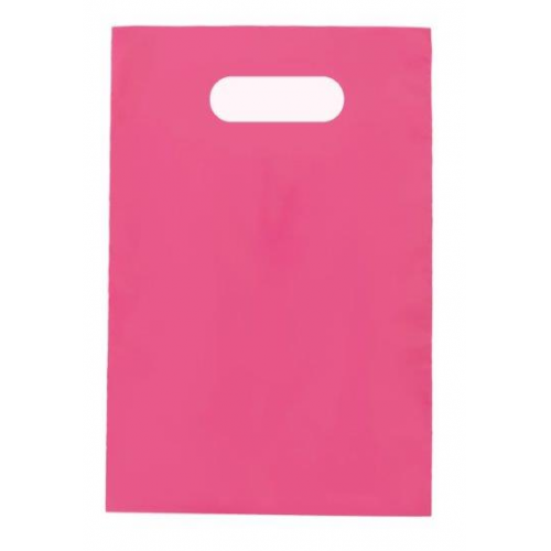 SACOLA ALÇA VAZADA 20CMX30CM C/50 UNIDADES PINK - SUSTENPLAST