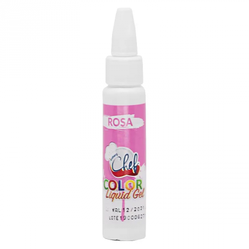 CORANTE LÍQUIDO/GEL - ICEBERG CHEF - ROSA 25g