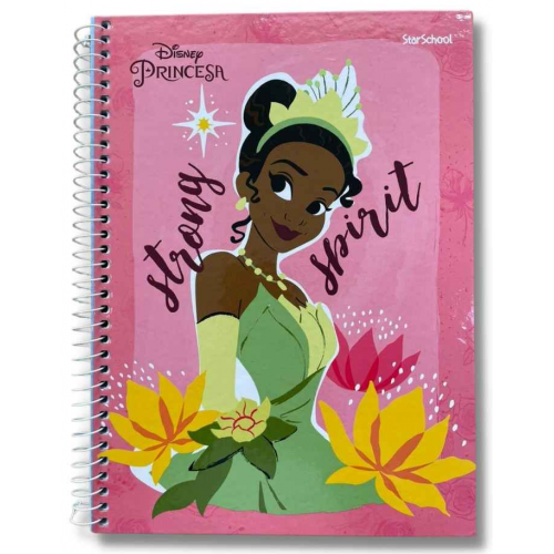 CADERNO 1/4 80 FOLHAS STARSCHOOL DISNEY PRINCESA