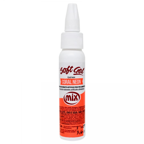 CORANTE LÍQUIDO/GEL - MIX - CORAL NEON 25g