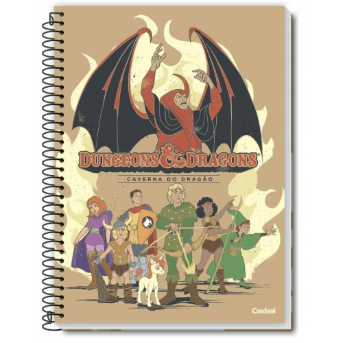 CADERNO UNIVERSITÁRIO 1 MATÉRIA 80F DUNGEONS&DRAGONS CAVERNA DO DRAGÃO