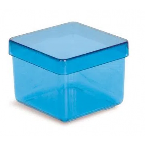 CAIXINHA ACRÍLICA AZUL 5CM PCT C/10 UNIDADES - PLASTBRINDES