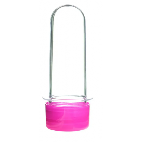 TUBETE PEQUENO PINK PCT C/10 UNIDADES - PLASTBRINDES