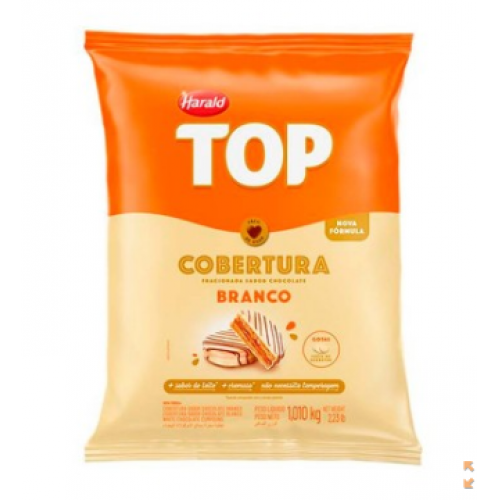 COBERTURA FRACIONADA CHOCOLATE BRANCO TOP - GOTAS 1,010KG