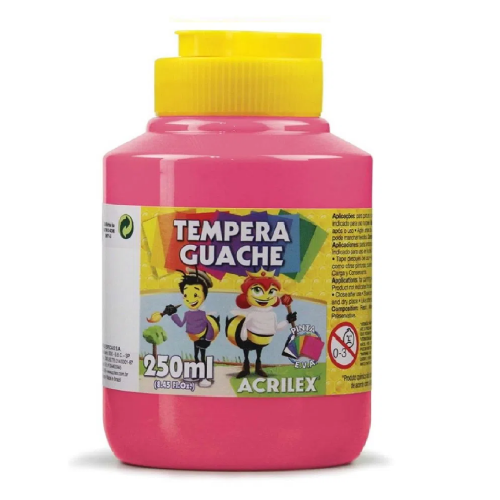 TINTA GUACHE 250ML ROSA