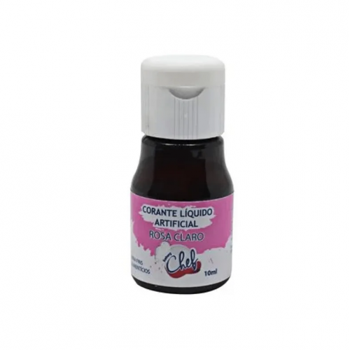 CORANTE LÍQUIDO - ICEBERG CHEF - ROSA CLARO 10ML