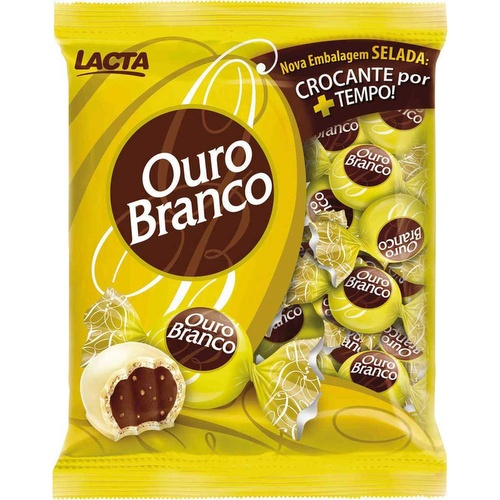 BOMBOM OURO BRANCO - LACTA 1Kg