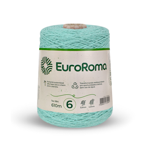 BARBANTE EUROROMA VERDE AGUA N6 610M