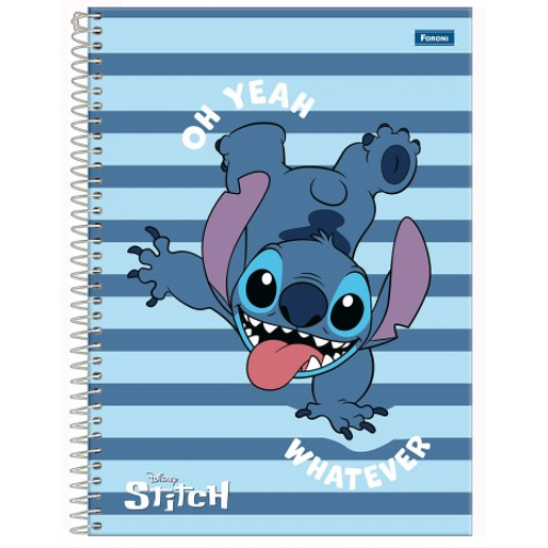 CADERNO 10 MATÉRIAS 160F FORONI STITCH OH YEAH WHATEVER