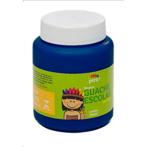 TINTA GUACHE PIRATININGA AZUL 250ML