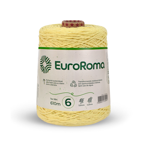 BARBANTE EUROROMA AMARELO BEBE N6 610M