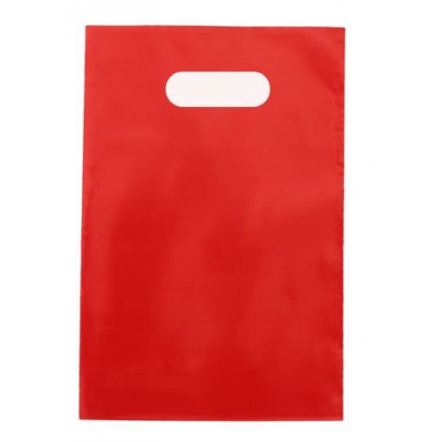 SACOLA ALÇA VAZADA 30CMX40CM C/25 UNIDADES VERMELHO - SUSTENPLAST