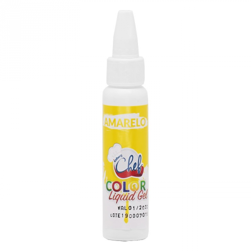 CORANTE LÍQUIDO/GEL - ICEBERG CHEF - AMARELO 25g