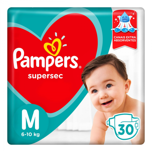 FR PAMPERS SUPERSEC M 30