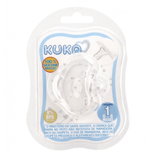 CHUPETA KUKA SIL SOFT COMFORT N1 B RED NATURAL