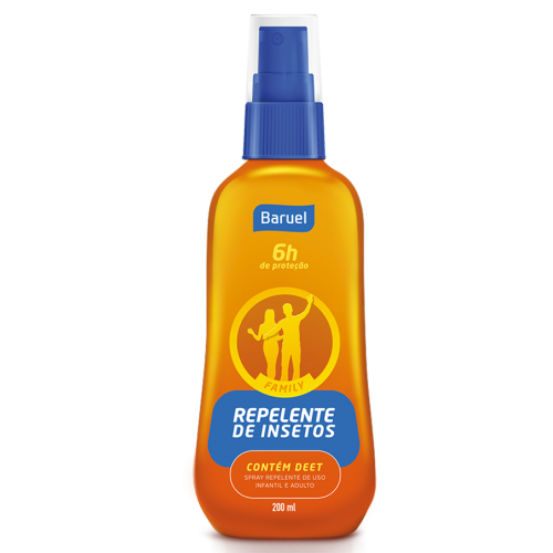 REPELENTE SPRAY DEET BARUEL FAMILY 200 ML