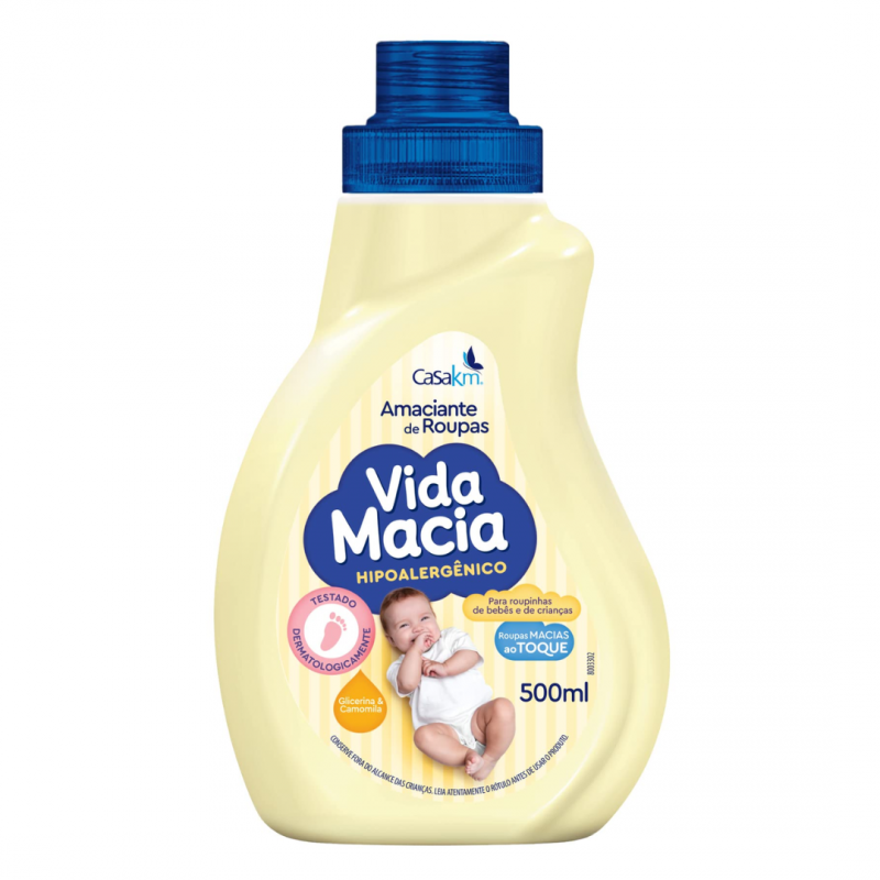 AMACIANTE DE ROUPAS VIDA MACIA 500 ML