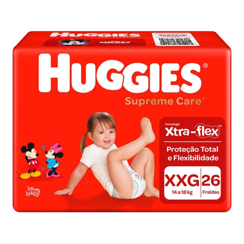 FR HUGGIES SUPREME CARE MEGA XXG 26