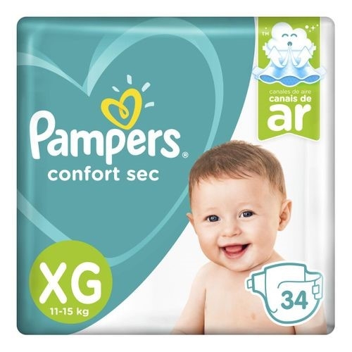 FR PAMPERS CONFORTSEC MEGA XG 34