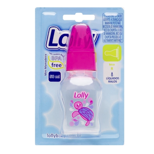 MINI MAMADEIRA LOLLY 50ML RED ROSA