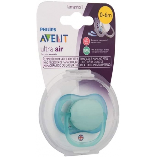 CHUPETA AVENT ULTRA AIR 0 A 6 AZUL