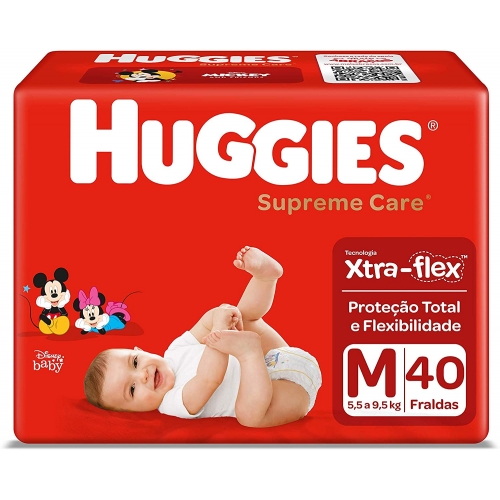 FR HUGGIES SUPREME CARE MEGA M 40