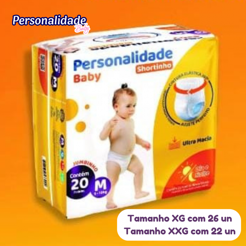 FC PERSONALIDADE SHORTINHO TAM XXG COM 22 UN