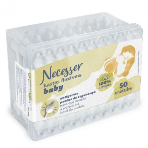 HASTES FLEXIVEIS BABY NECESSER 50UN