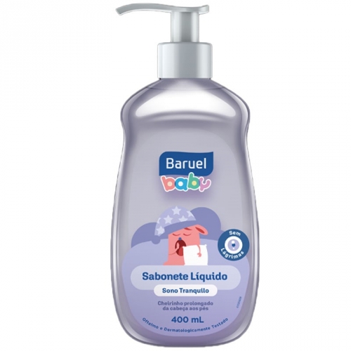 SABONETE LIQUIDO BARUEL BABY SONO TRANQUILO 400ML