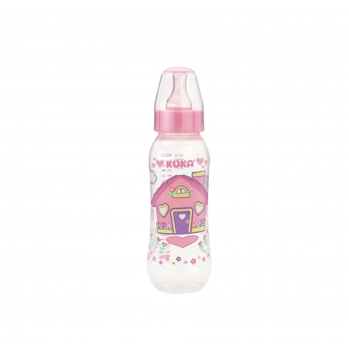 MAMADEIRA ROSA 250ML B REDONDO NATURAL PLUS KUKA