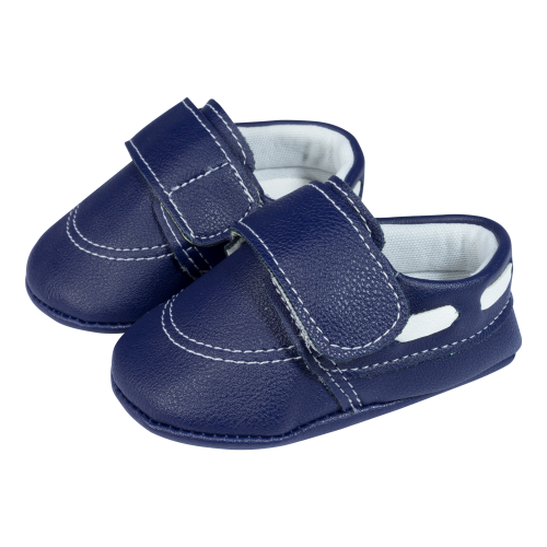 SAPATENIS BEBE VELCRO AZUL MARINHO G